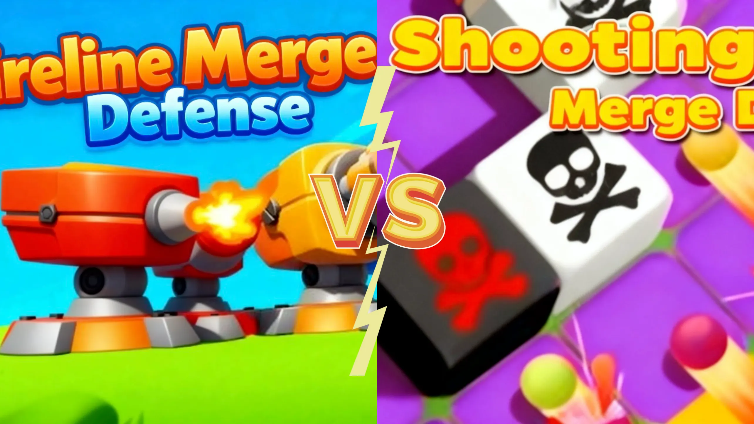 Shooting Cannon Merge Defense vs Fire Line Merge Defense: Which Merge Game Has Better Progression?
